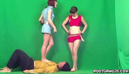 Autumn & Hollis in Throat Standing (unedited) 720p MOV