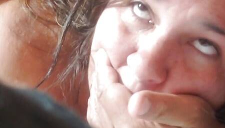 Bbw stepmom receives a rude visit in her bed with anal sex