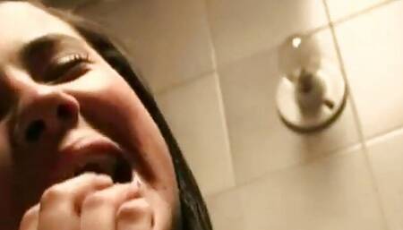 Tiny Tessa fingering her pussy solo