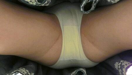 Upskirt video  wearing a dress and white panties like these MP4 FULL HD 1080p