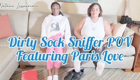 Dirty Sock sniffing POV with Paris Love