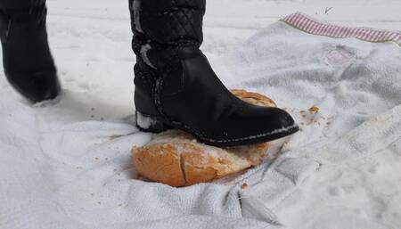 Bread Walkover in Flat Leather Boots WMV