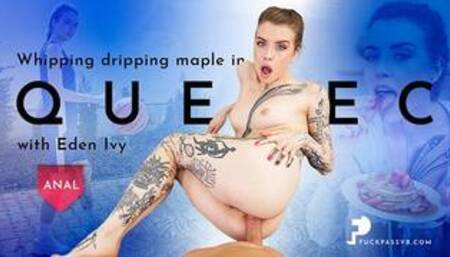 FuckPassVR - Tattooed babe Eden Ivy offers her asshole for your pleasure in this VR Porn experience