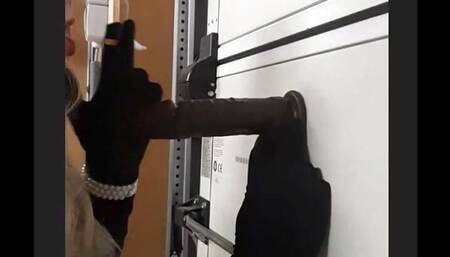 Smoking black dildo