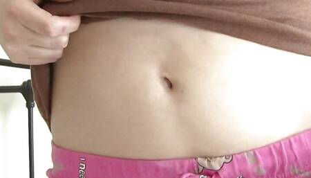 Hot babe wear this sexy baby doll and she is proud about it