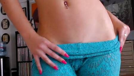 POV HJ petite teen wanks cocks in cock tugging 3some