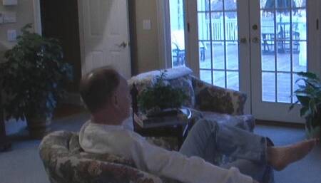 Mature Dee Cheers Up Sad Chuck Loosing His Fortune In Stock Market! (1st half wmv)