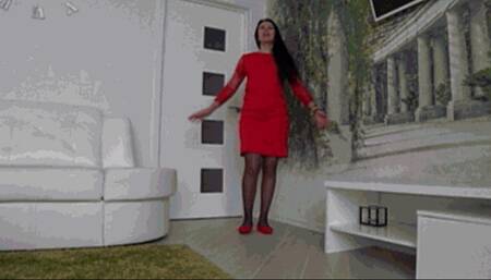 these red shoes are so painful b