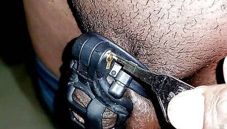 Unlock chastity cage