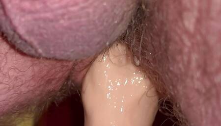 Fisting fun with lots of lube and moaning as it goes all the way in, stretching me out so good making me fuck it hard