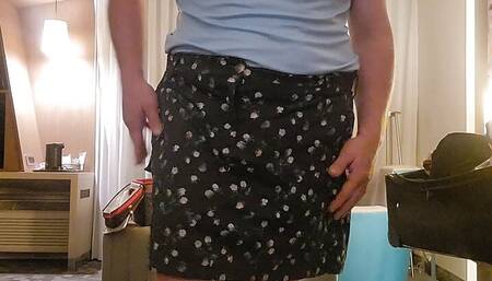 Trying on my bra and panty collection