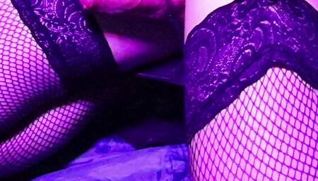 Neon D - Sissy CD Dildo Anal Play & Cum