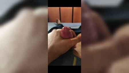 Haryanvi men in gave his cock an oil bath