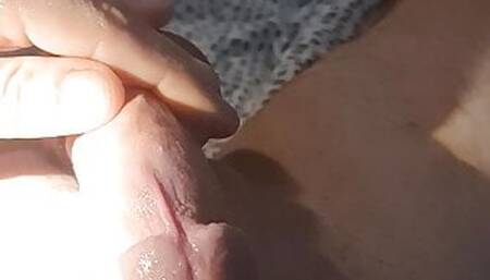 Intense cumshot after hours off edging my cock