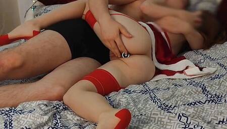 Delicious butt plug in my stepsister's ass - KarolinaOrgasm