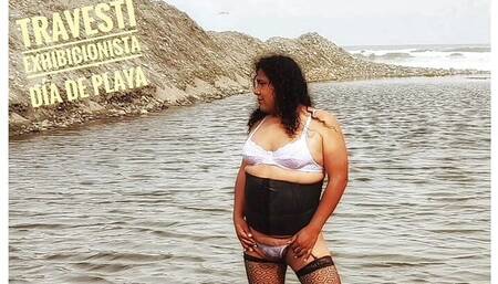 Transvestite ties his testicles to heavy stones dragging them across the field at midnight... whore mistreats his testic