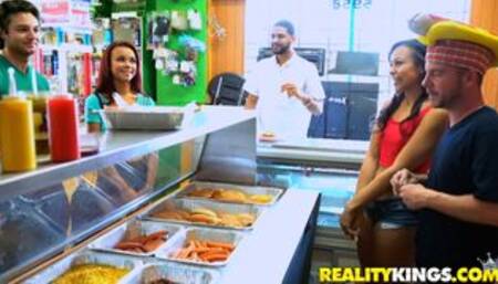 Alice March is getting nicely fucked in the missionary pose