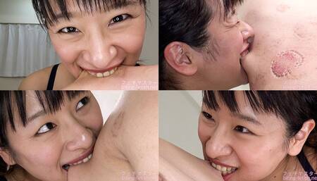 Hana - Biting by Japanese cute girl bite-223