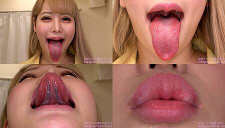 Hime Shirayuki - Erotic Long Tongue and Mouth Showing - wmv