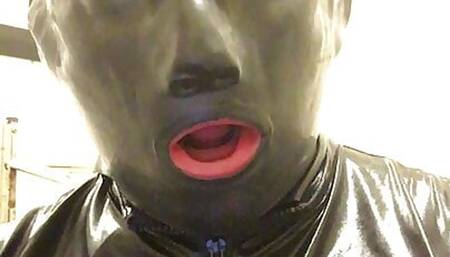 rubber gimp hood