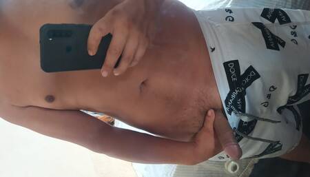 jerking off and cumming in the quickie