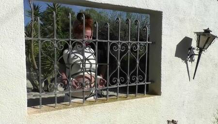 Christmas Special - Any Twist - Cruel Predicament Bondage Walk in a Public Park - Part 2 mp4 SD