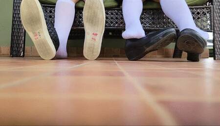 DOUBLE SHOEPLAY BY SCHOOL TEEN GIRLS