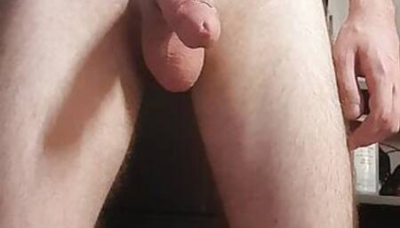 Spraying my creamy load at ya