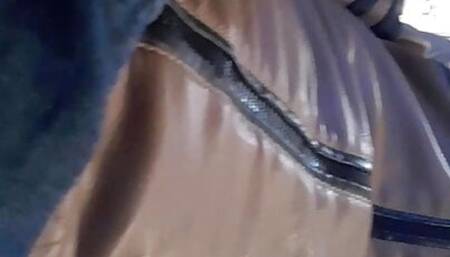 Jerking in New Leather Jacket