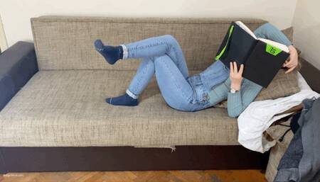 TICKLING NICKY WITH FEATHER HAIRBRUSH AND FINGERS - MP4 HD