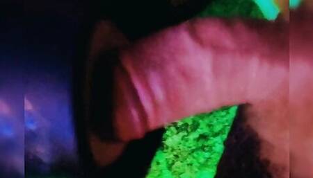Stroking my cock w&wo toy