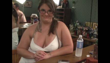 Busty Bethany Gets Bartender Job At The BlowJob Bar! (mp4)