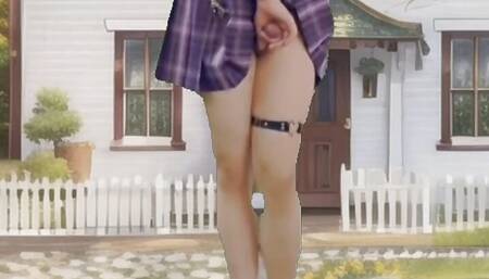 AUTUMN GIRL LADYBOY CUMSHOTS IN A SCHOOLGIRL SKIRT IN THE GARDEN HOT SLIM FIT LADYBOY CUTE LEGS SEXY CROSSDRESSER FEMBOY