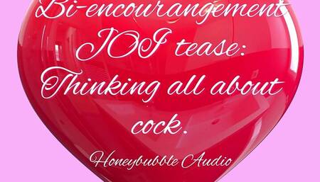 Thinking and Jerking off to cock, JOI tease