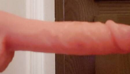 Dildo Sucking Up Close