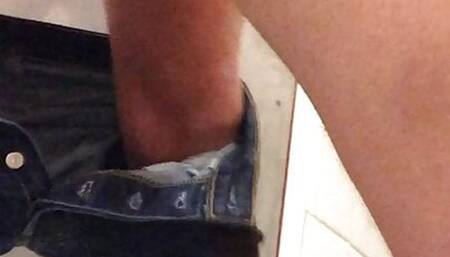 Subman68 seeded by Sir in public toilet cubicle
