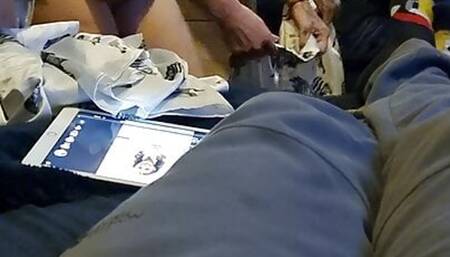 Sexy British bbw getting dressed after a bath