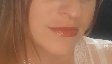 smoking in white lingerie