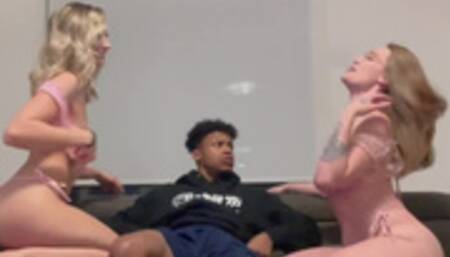 aria kai shares lil d with her gf Emma pt 1