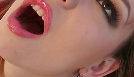 Chunky Redhead Had Sensual Masturbation