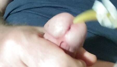 Catheterized cock stroking teaser