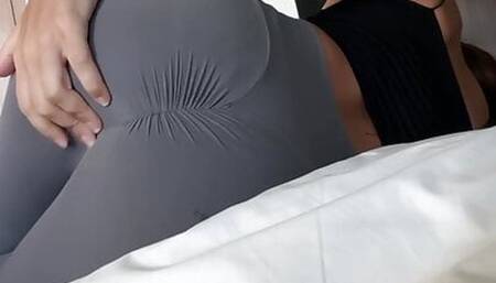 Getting caught fingering myself in bed