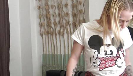 young mistress trampling