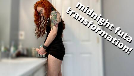 NYE midnight cock futa transformation - full video on Veggiebabyy Manyvids