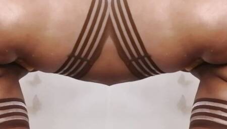Ebony Latina Assnosis in nude stockings and thong slowmo spanking preview