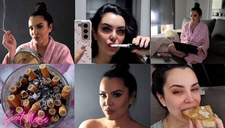 Smoker's morning routine in my new place! ~ Sweet Maria