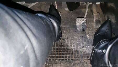 Above Pedal Drive in Guess Boots Mazda