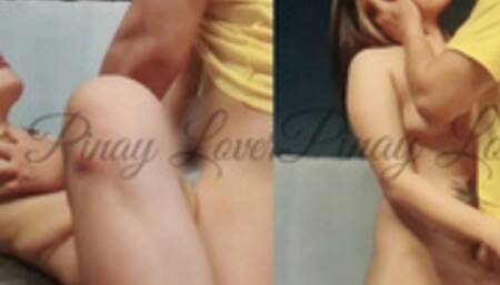 Habang Wala si mister, Sa terrace ang unang kantot sakin ni Bayaw Ang hard nya