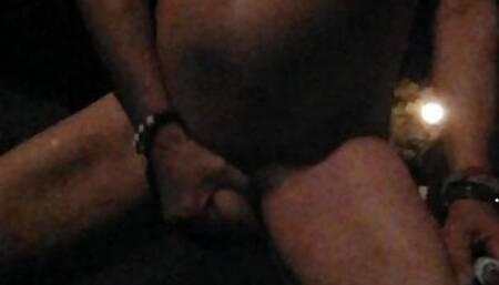 full nude at night on the streets with cum