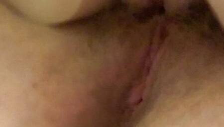 Two tight pussies grinding